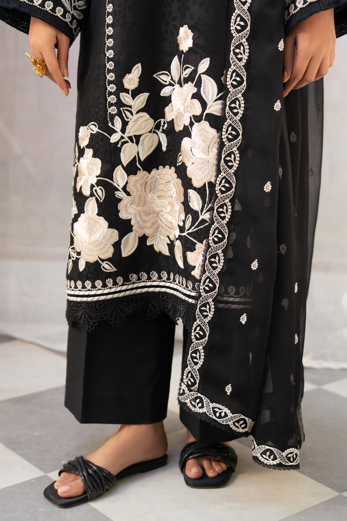 Xenia Formals | The Eid Edit | AMARIS - Casual Dress - available at Maria Faisal in UK and USA.