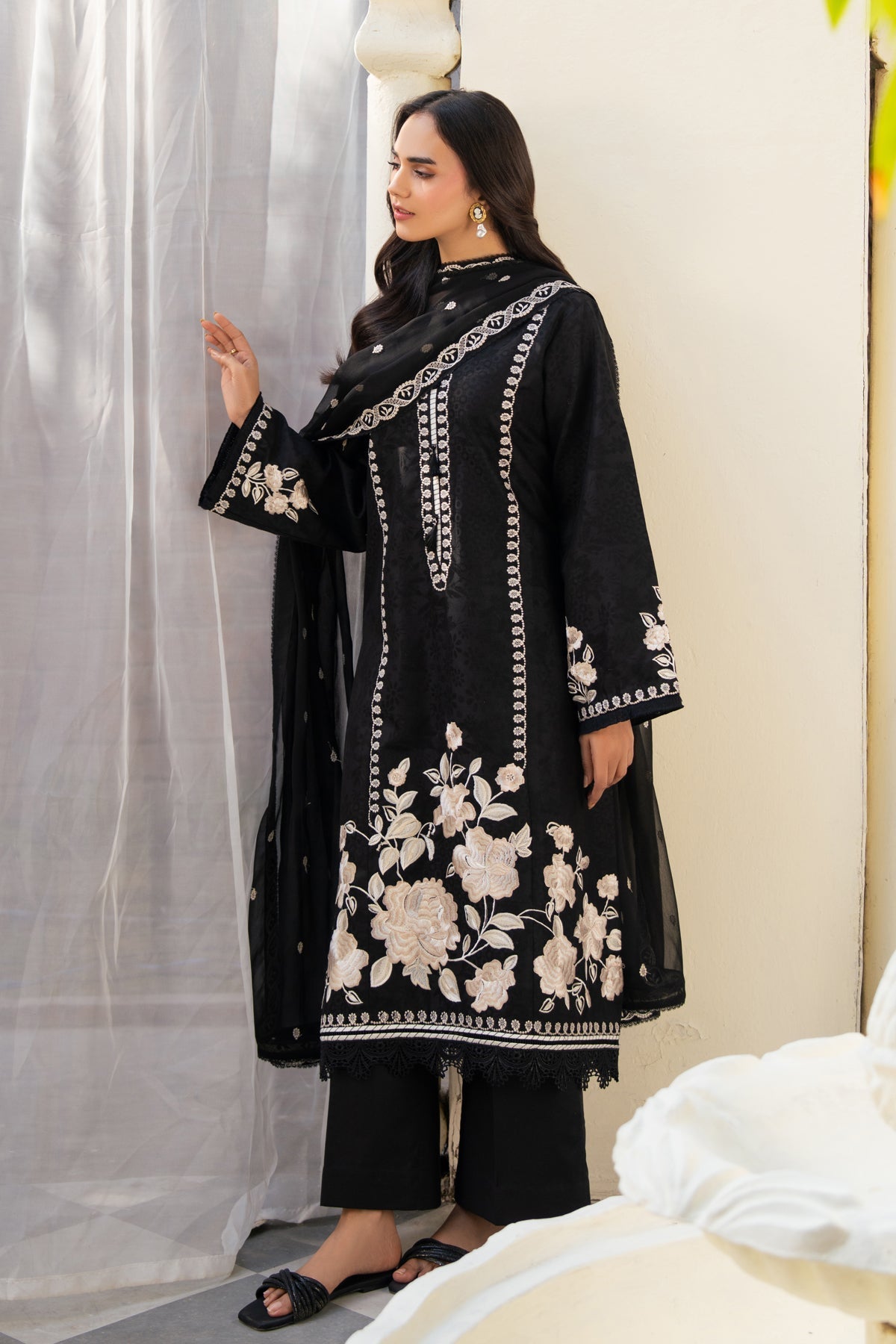 Xenia Formals | The Eid Edit | AMARIS - Casual Dress - available at Maria Faisal in UK and USA.