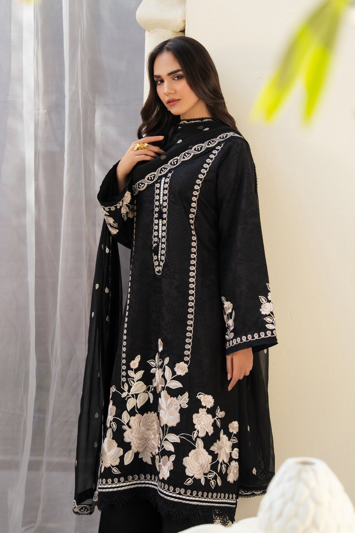 Xenia Formals | The Eid Edit | AMARIS - Casual Dress - available at Maria Faisal in UK and USA.