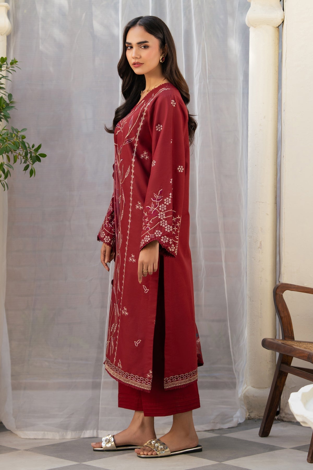Xenia Formals | Namah Lawn 26 | ALIF - Formal Dress - available at Maria Faisal in UK and USA.