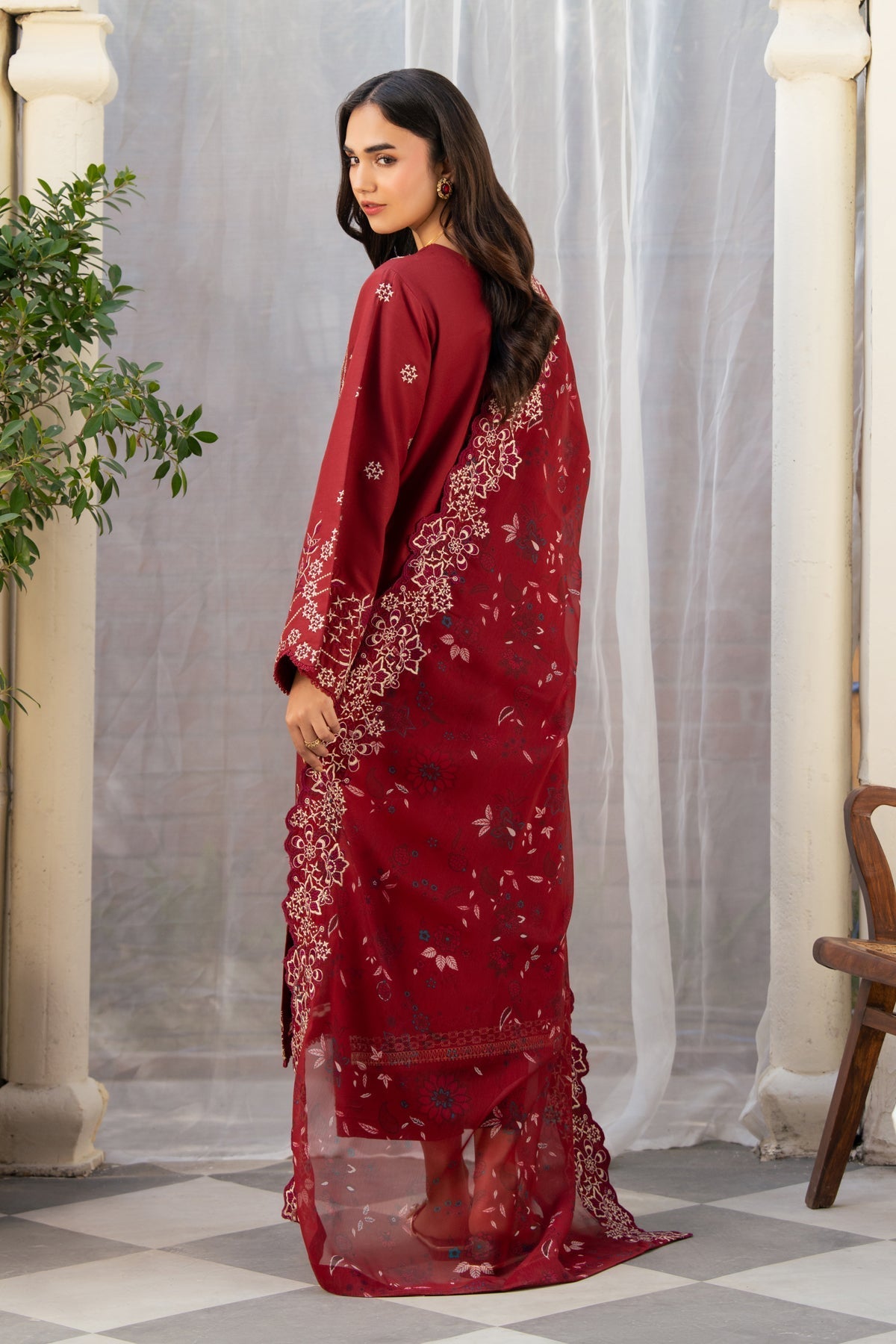Xenia Formals | Namah Lawn 26 | ALIF - Formal Dress - available at Maria Faisal in UK and USA.