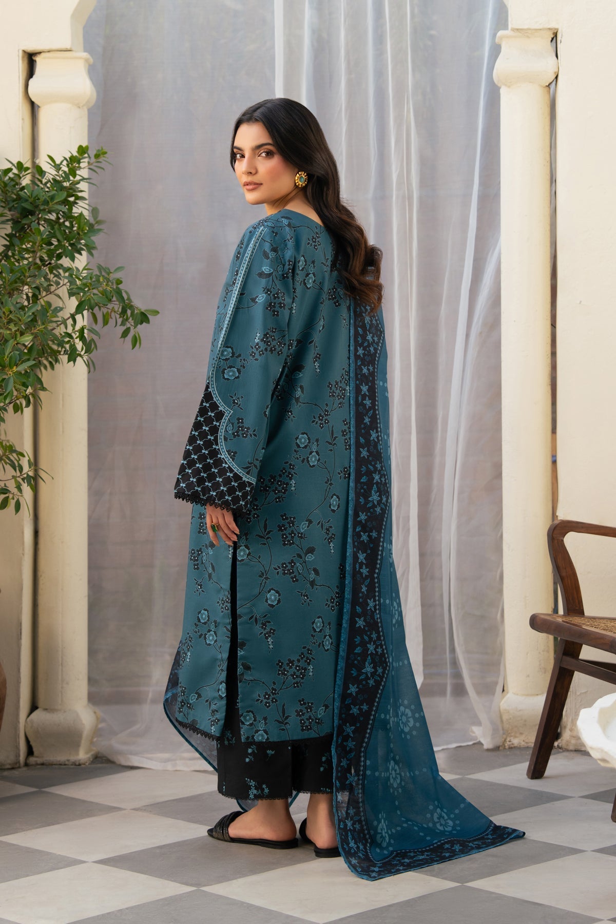 Xenia Formals | Namah Lawn 26 | SAFA - Formal Dress - available at Maria Faisal in UK and USA.