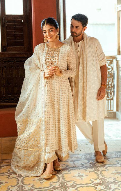 Maya | Dil ki Batain | AHLAM by Maria Faisal - Registered Vendor of : Maya - type : MensWear - 100% original wedding dresses