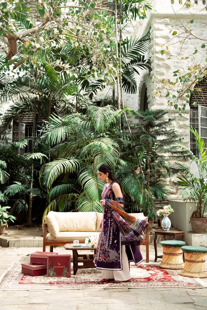 Florent | Eid Edits Luxury Lawn | FEE - 1A by Maria Faisal - Registered Vendor of : Florent - type : Ladies Clothes - 100% original wedding dresses