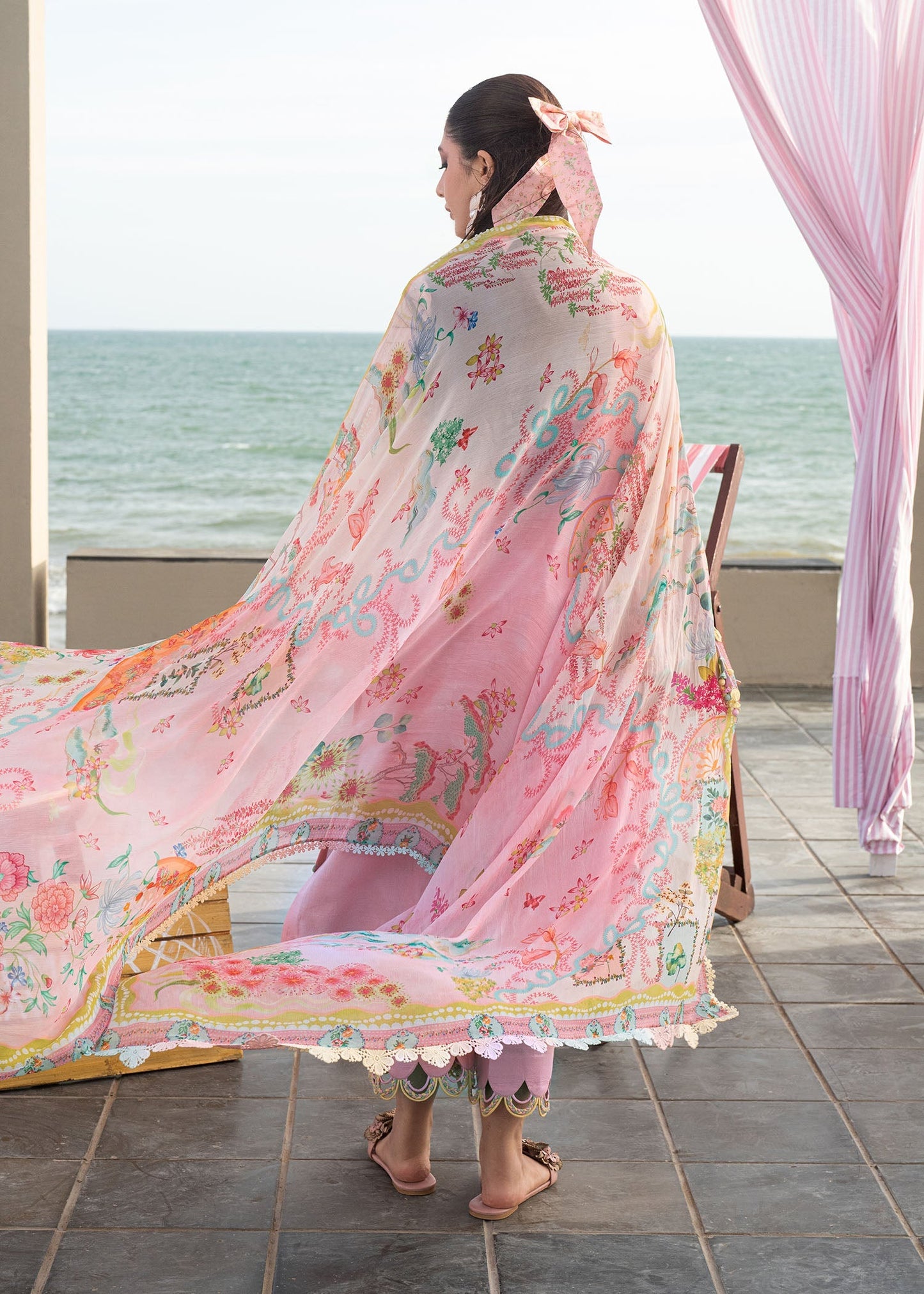 Kanwal Malik | Mira Summer Lawn 26 | Rosee - Luxury Dress - available at Maria Faisal in UK and USA.