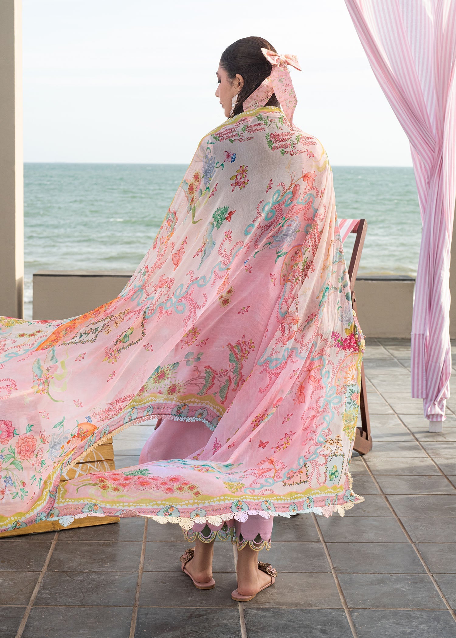 Kanwal Malik | Mira Summer Lawn 26 | Rosee - Luxury Dress - available at Maria Faisal in UK and USA.