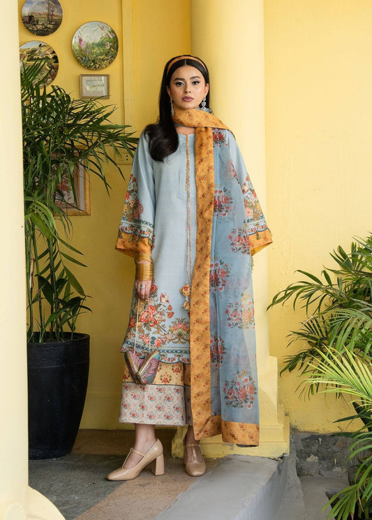 Maria Osama Khan | Retro Lawn 25 | Sama by Maria Faisal - Registered Vendor of : Maria Osama Khan - type : Ladies Clothes - 100% original wedding dresses