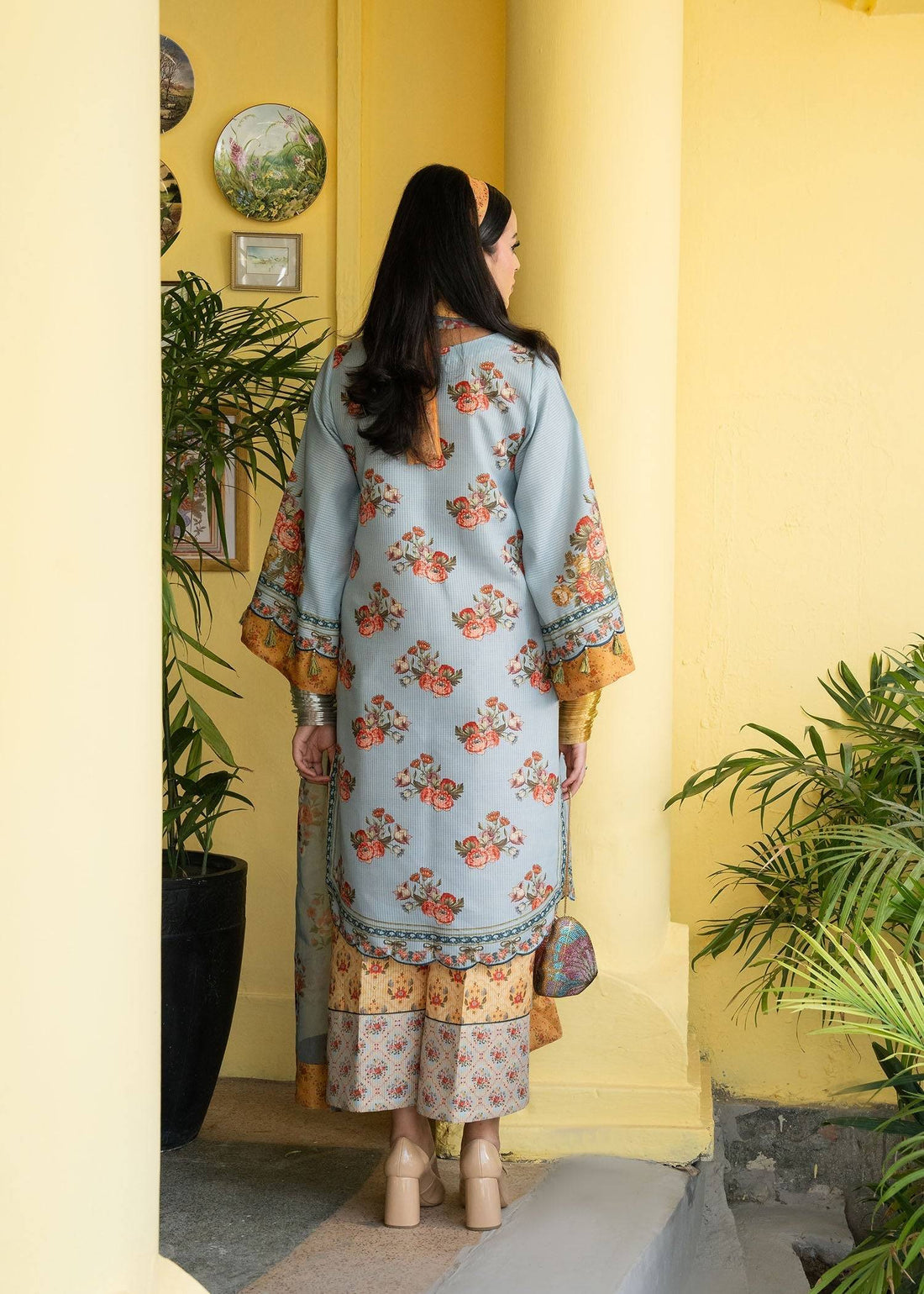 Maria Osama Khan | Retro Lawn 25 | Sama by Maria Faisal - Registered Vendor of : Maria Osama Khan - type : Ladies Clothes - 100% original wedding dresses