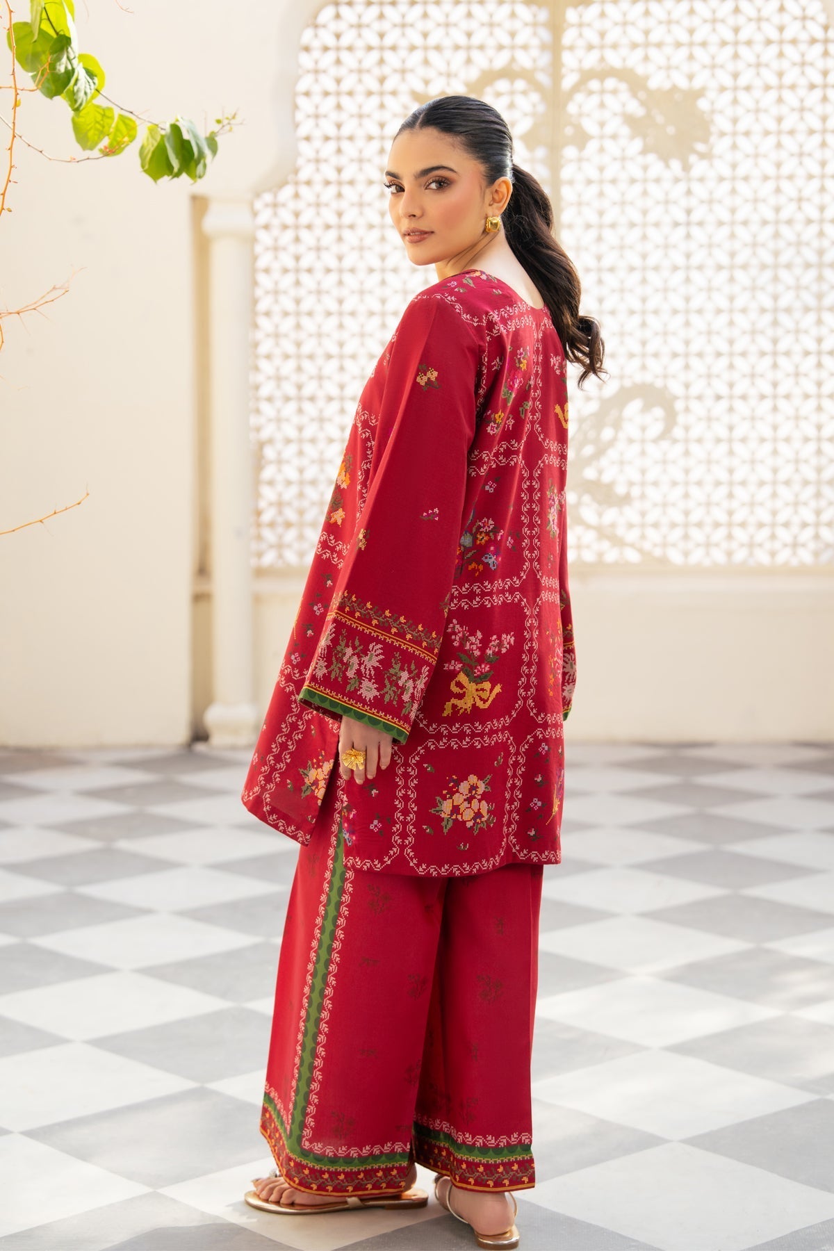Xenia Formals | Sun Seeking | SELENNA - Formal Dress - available at Maria Faisal in UK and USA.