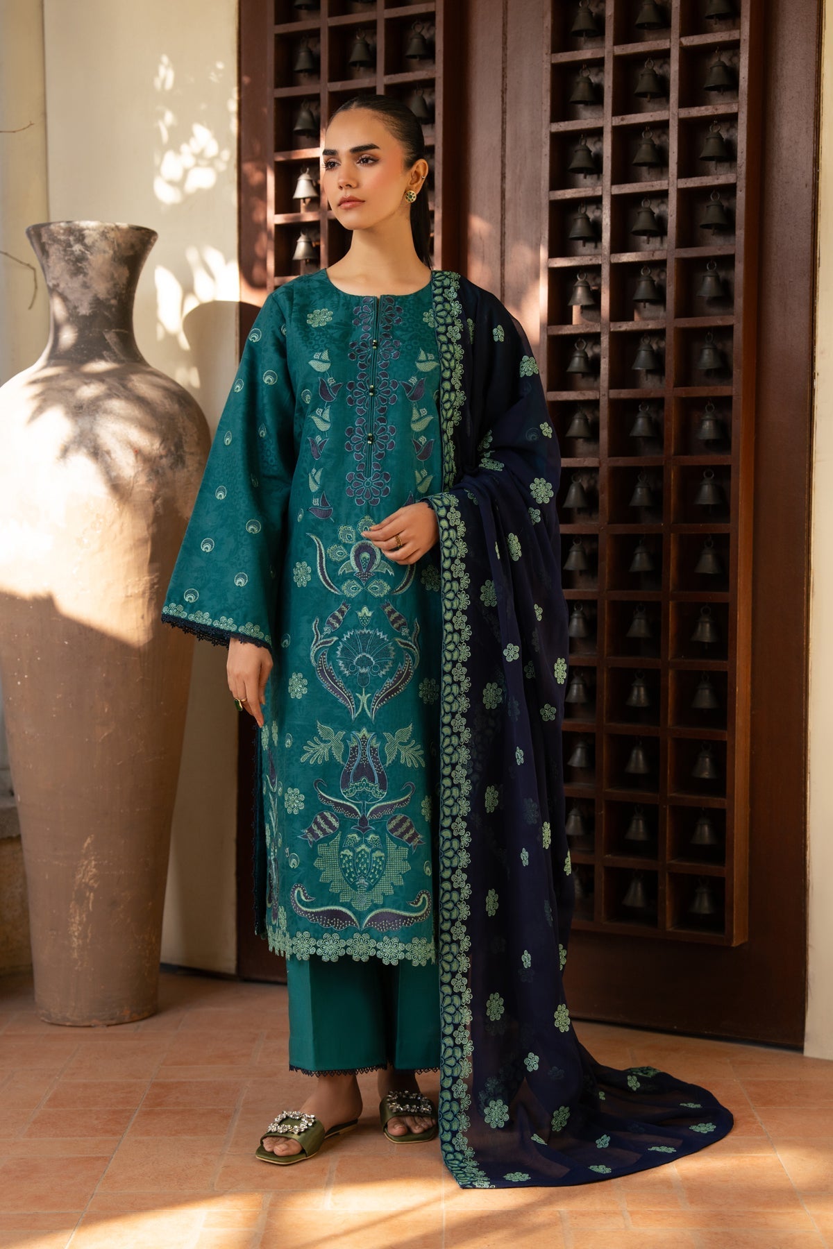 Xenia Formals | Namah Lawn 26 | NIRA - Formal Dress - available at Maria Faisal in UK and USA.