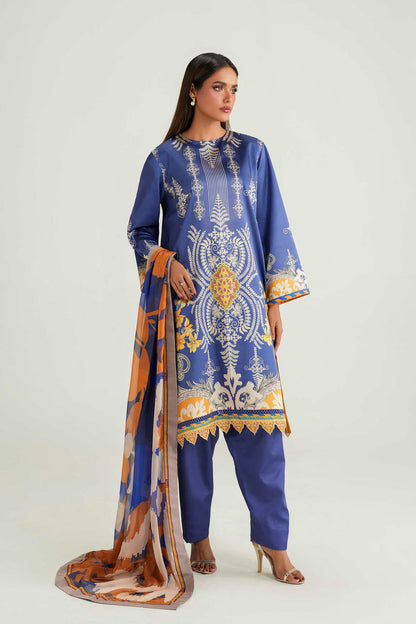 Akbar Aslam | Silk Pret | Opal - Luxury Dress - available at Maria Faisal in UK and USA.
