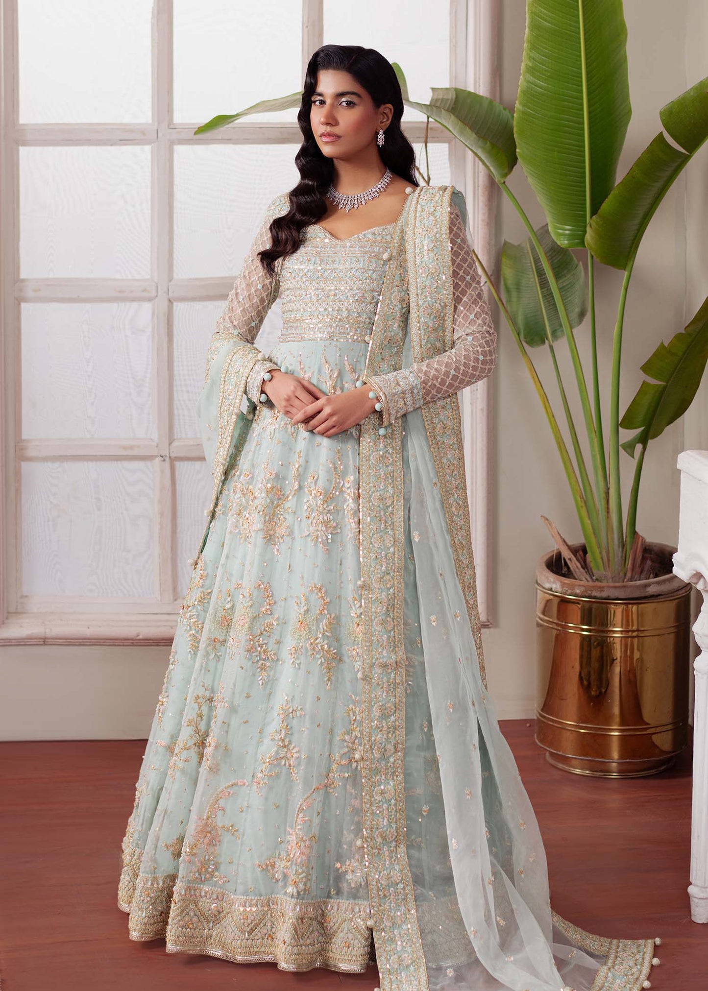 Dastoor | Airah Festive 25 | Majesty by Maria Faisal - Registered Vendor of : Dastoor - type : Ladies Clothes - 100% original wedding dresses