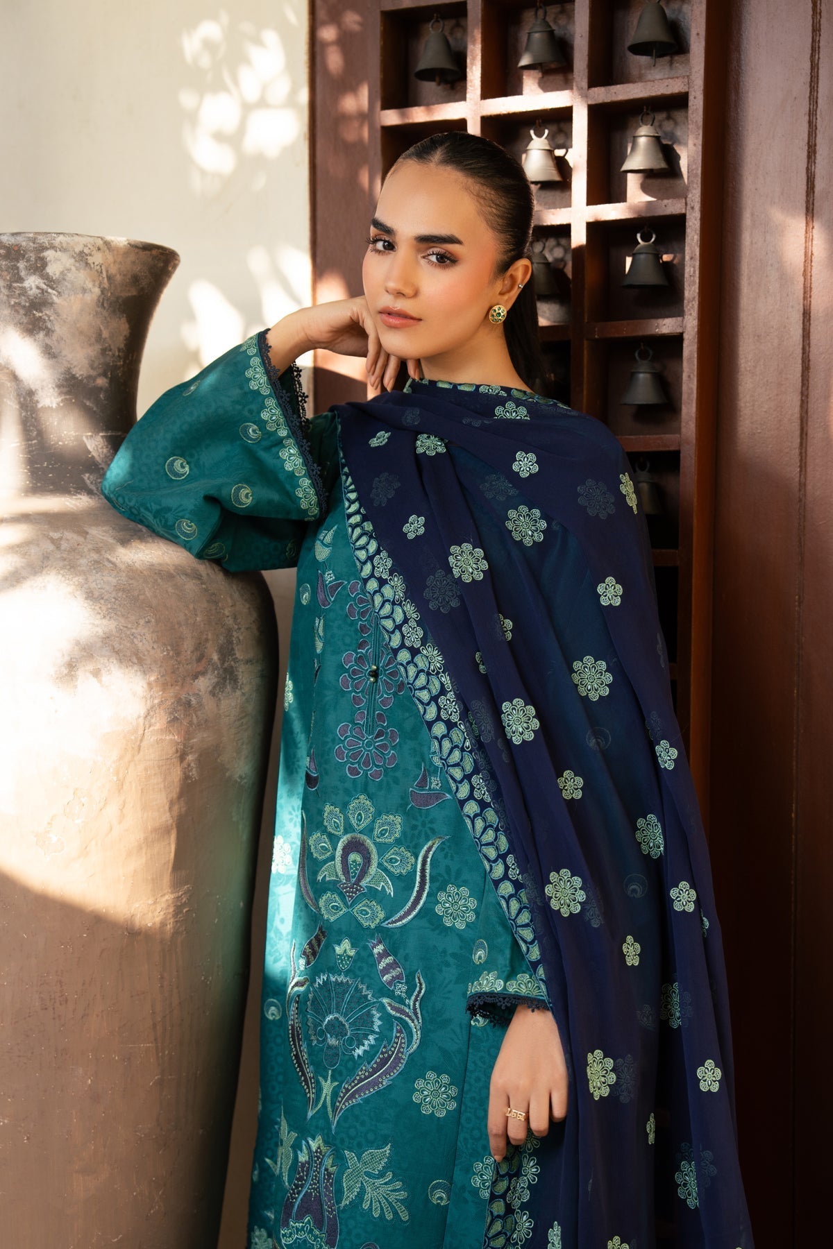 Xenia Formals | Namah Lawn 26 | NIRA - Formal Dress - available at Maria Faisal in UK and USA.