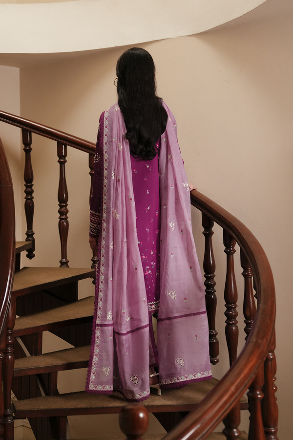 Afrozeh | Florette 26 | Lilace - Luxury Dress - available at Maria Faisal in UK and USA.