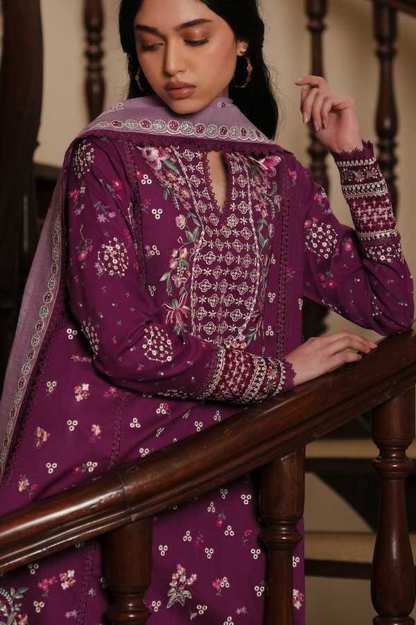 Afrozeh | Florette 26 | Lilace - Luxury Dress - available at Maria Faisal in UK and USA.