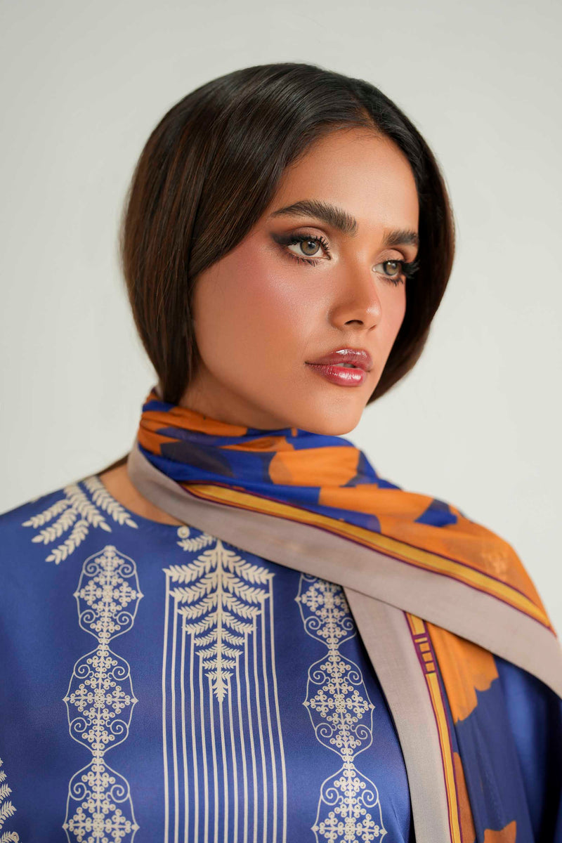 Akbar Aslam | Silk Pret | Opal - Luxury Dress - available at Maria Faisal in UK and USA.