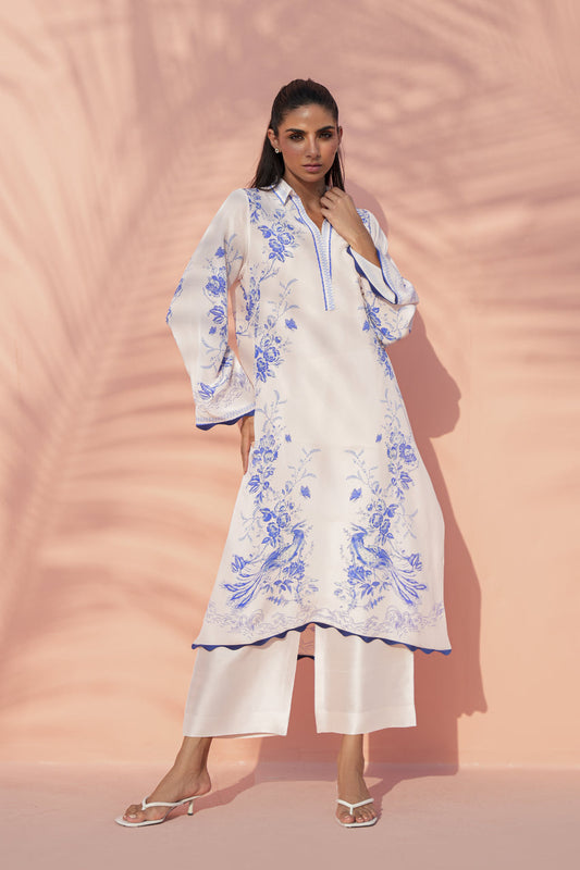 Sania Maskatiya | Eid ul Adha Edit | Amina - Luxury Dress - available at Maria Faisal in UK and USA.