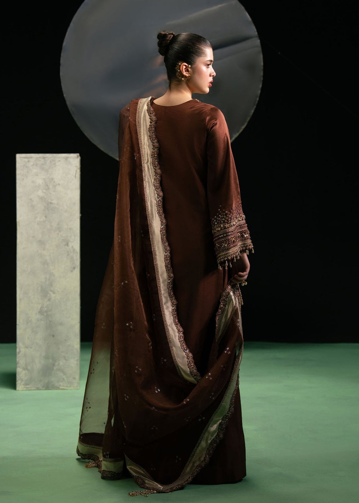 Dastoor | Leia Luxury Pret 26 | David off - Formal Dress - available at Maria Faisal in UK and USA.