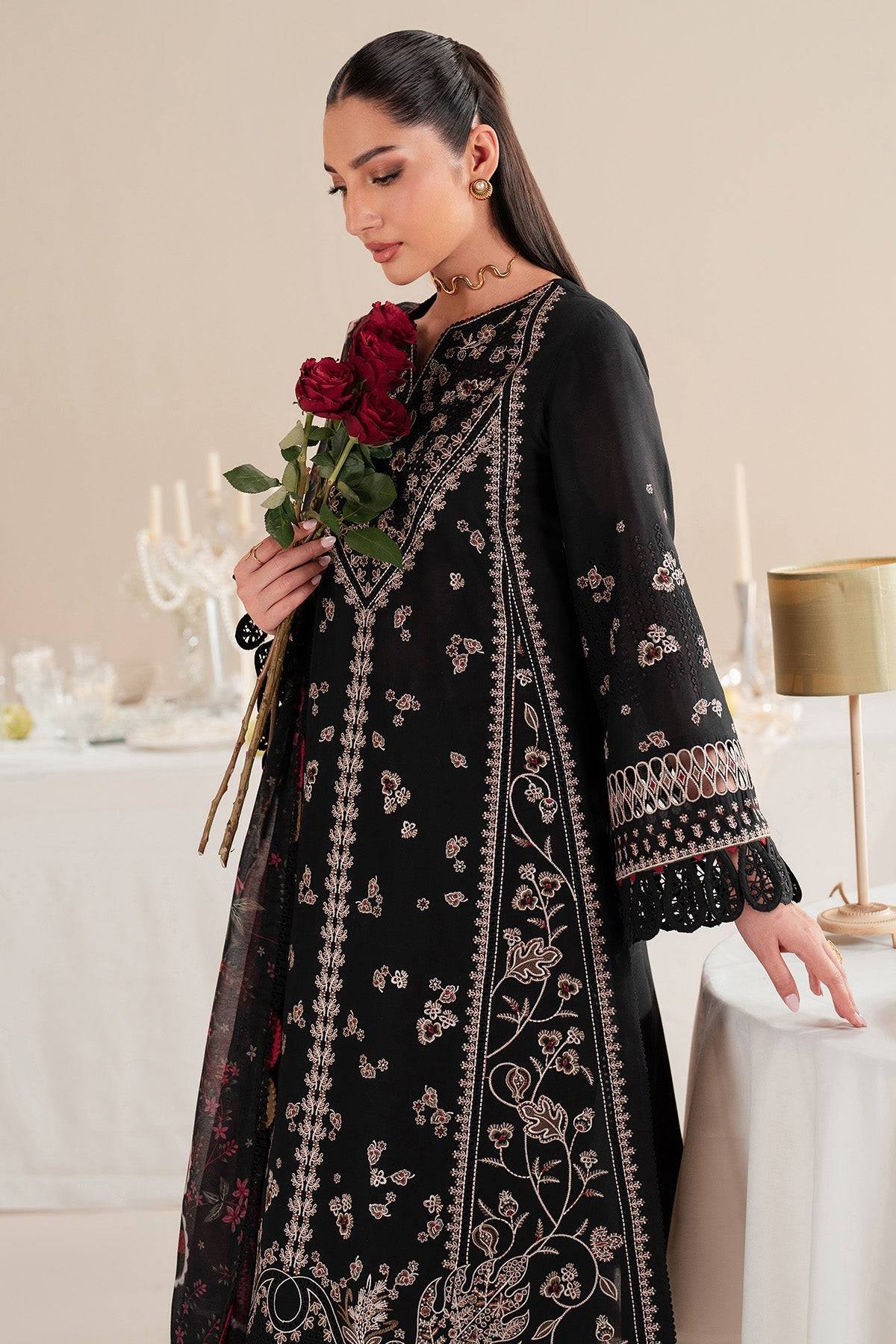 Jazmin | Iris Luxury Lawn 25 | IL'25-D07 by Maria Faisal - Registered Vendor of : Jazmin - type : Ladies Clothes - 100% original wedding dresses