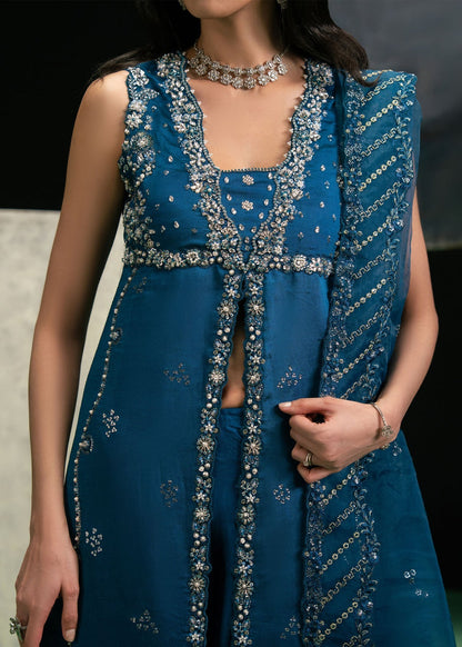 Dastoor | Leia Luxury Pret 26 | Azzure - Formal Dress - available at Maria Faisal in UK and USA.
