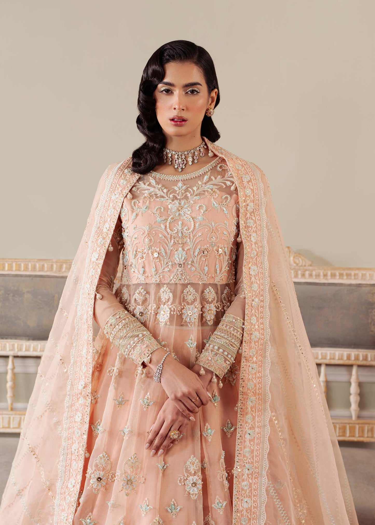 Dastoor | Airah Festive 25 | Cascade by Maria Faisal - Registered Vendor of : Dastoor - type : Ladies Clothes - 100% original wedding dresses