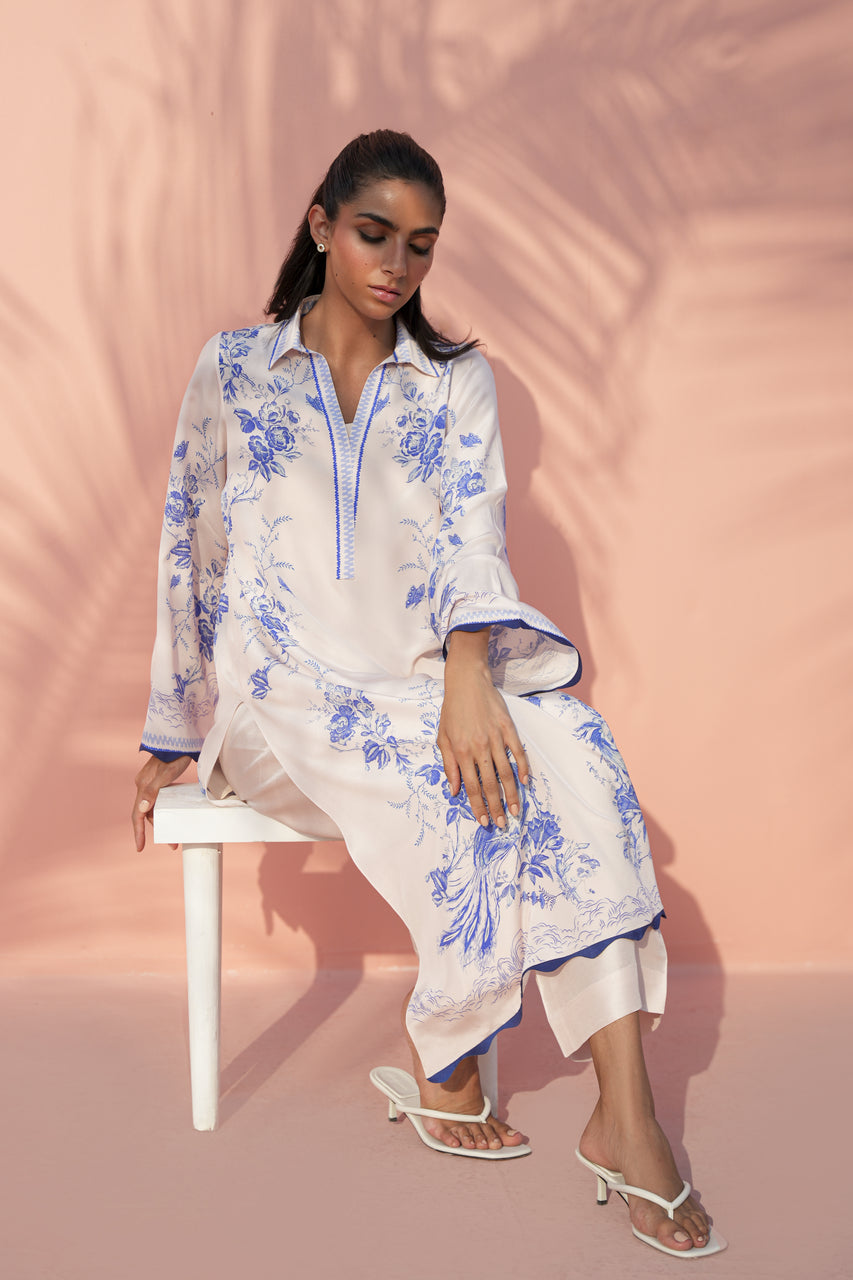 Sania Maskatiya | Eid ul Adha Edit | Amina - Luxury Dress - available at Maria Faisal in UK and USA.