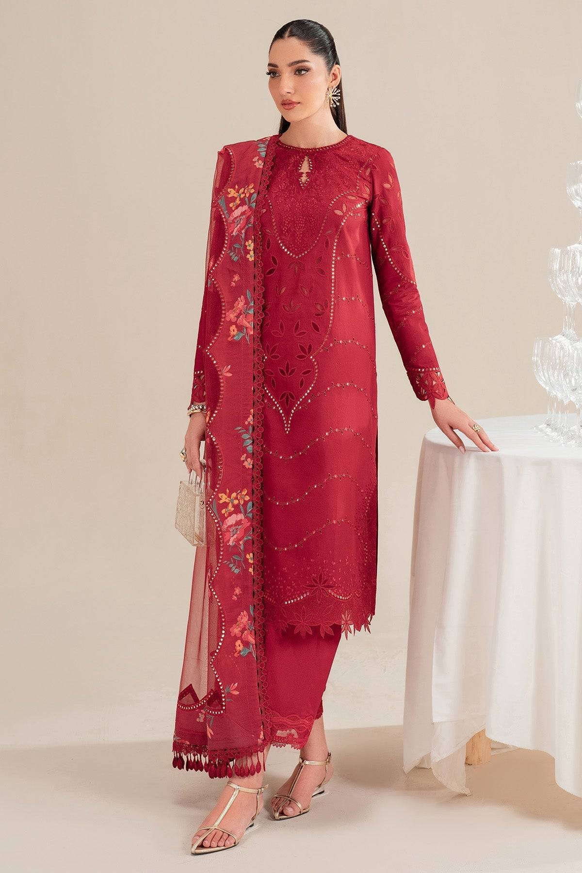 Jazmin | Iris Luxury Lawn 25 | IL'25-D03 by Maria Faisal - Registered Vendor of : Jazmin - type : Ladies Clothes - 100% original wedding dresses