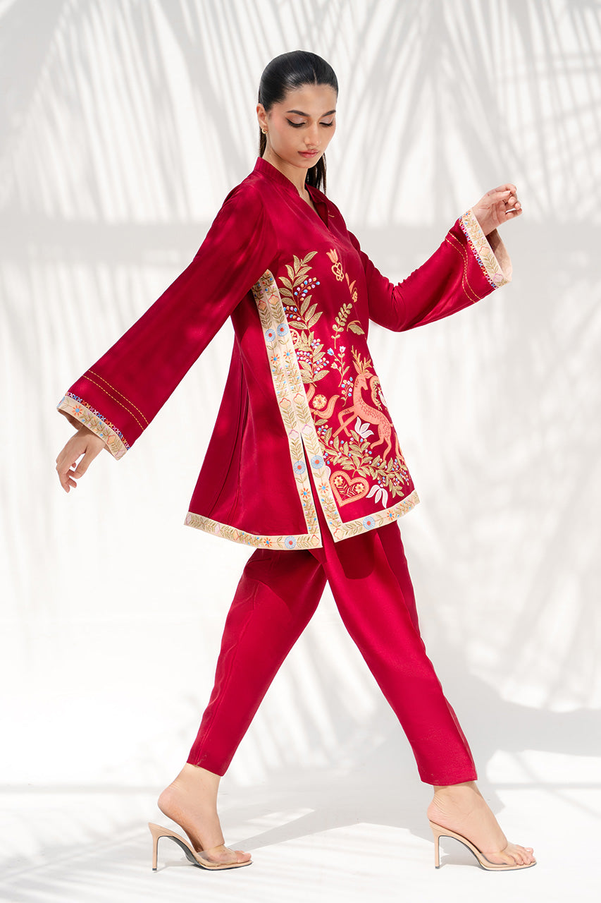 Sania Maskatiya | Summer Festive 26 |`Ansi (B) - Luxury Dress - available at Maria Faisal in UK and USA.