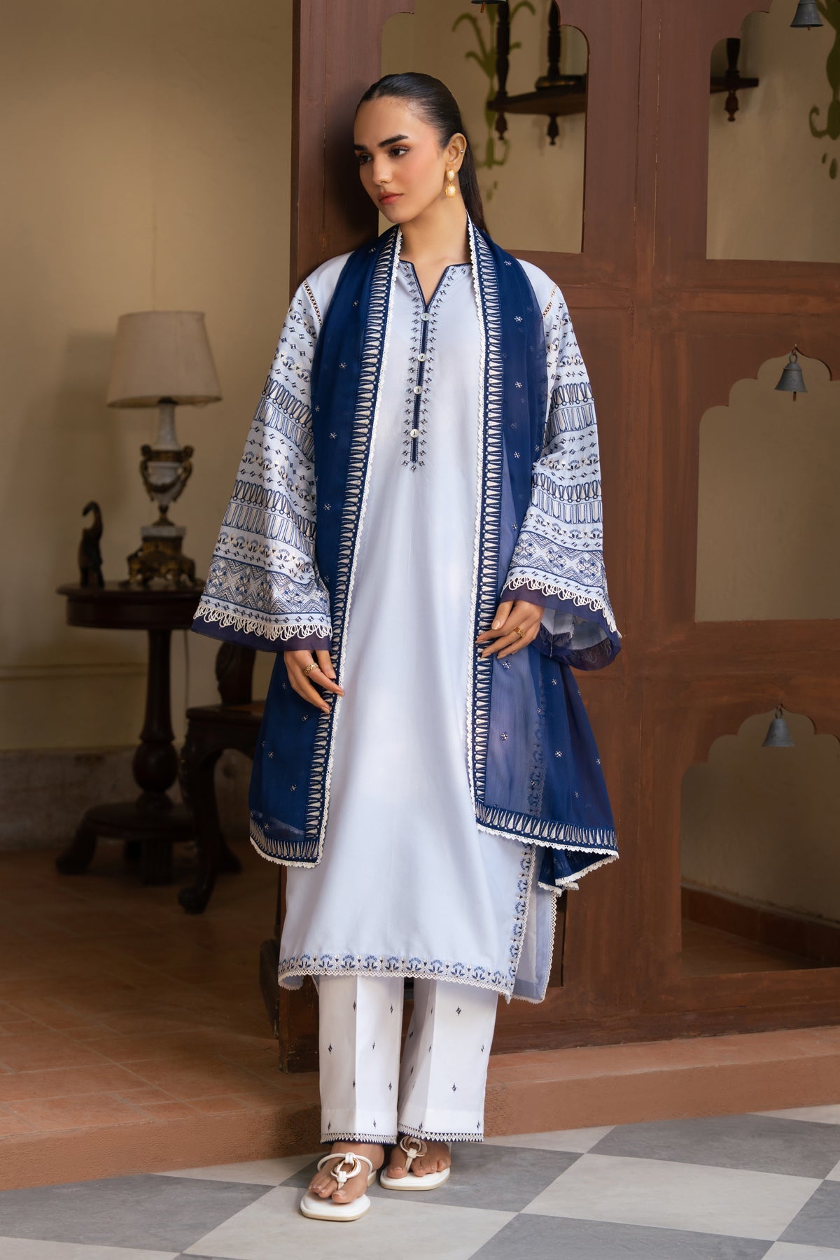 Xenia Formals | The Eid Edit | ANIKA - Casual Dress - available at Maria Faisal in UK and USA.