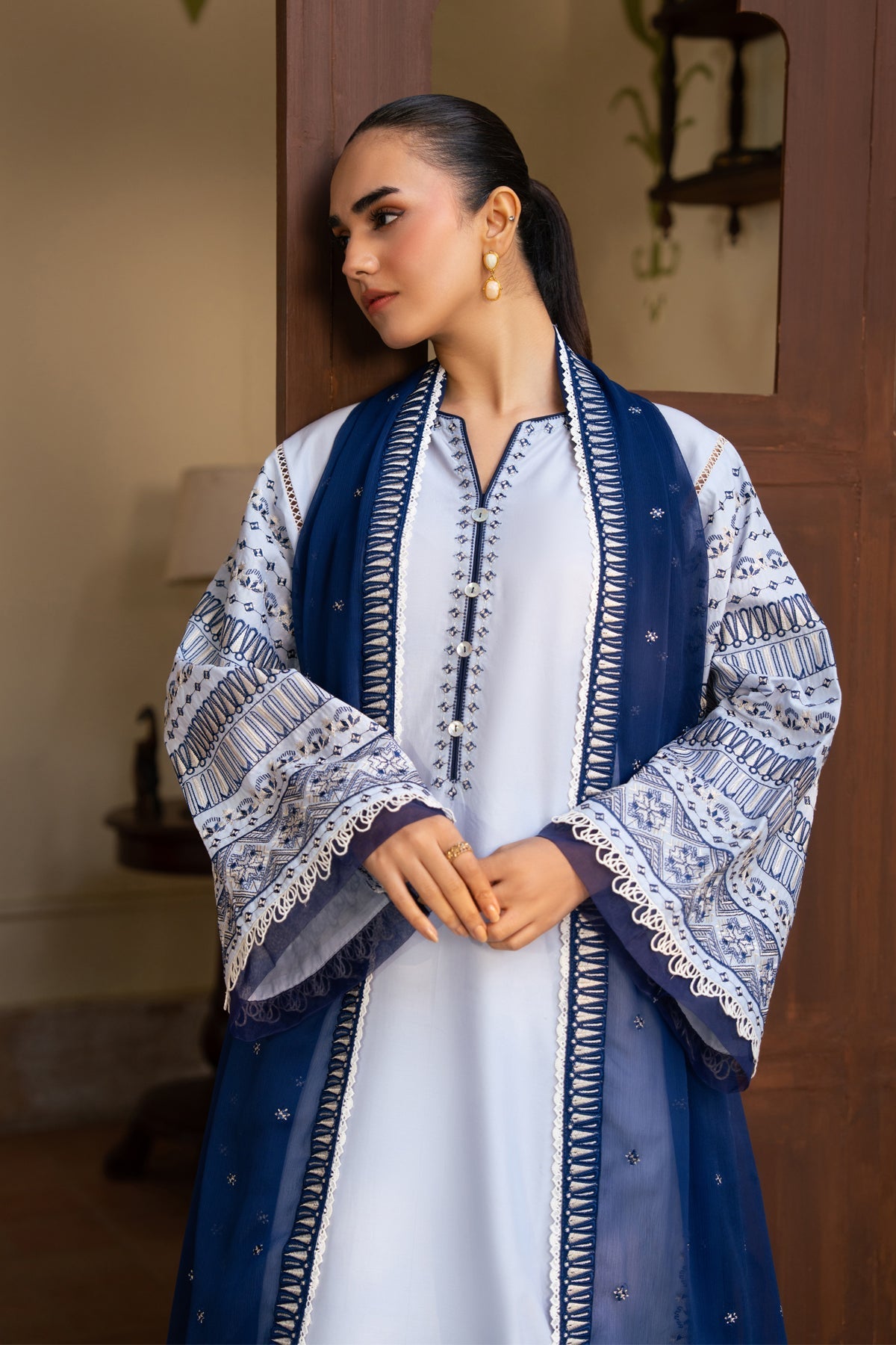 Xenia Formals | The Eid Edit | ANIKA - Casual Dress - available at Maria Faisal in UK and USA.