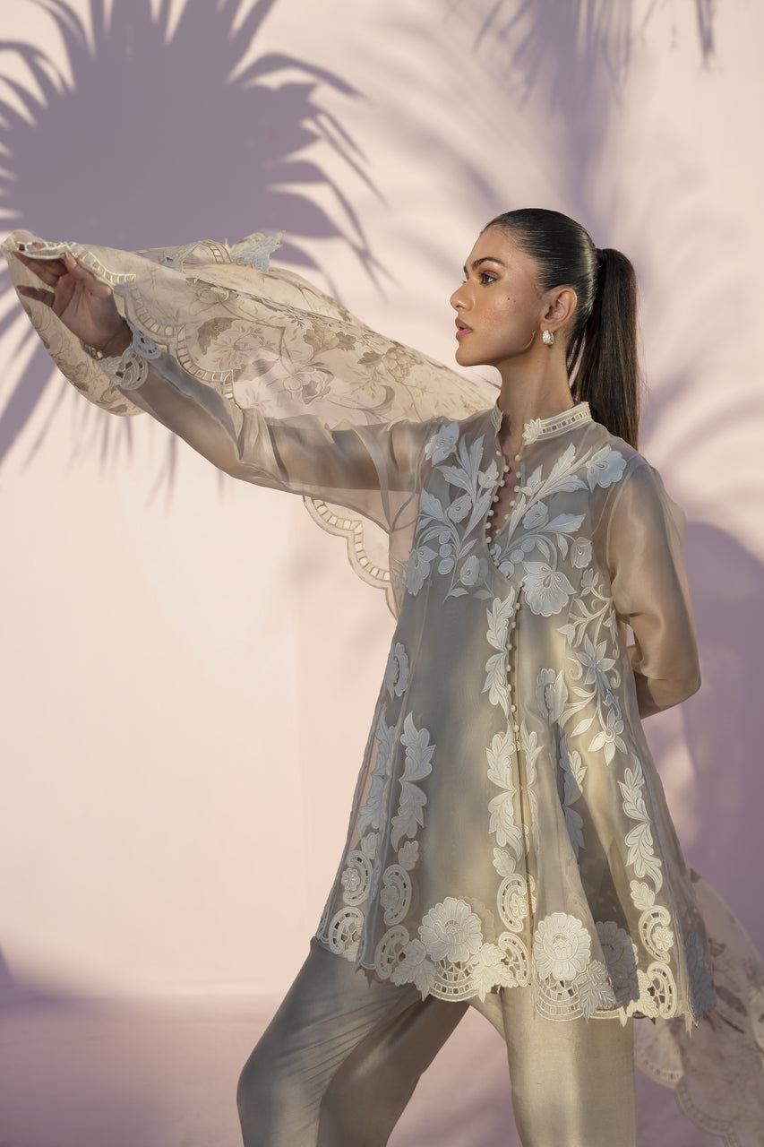 Sania Maskatiya | Eid ul Adha Edit | Rey - Luxury Dress - available at Maria Faisal in UK and USA.