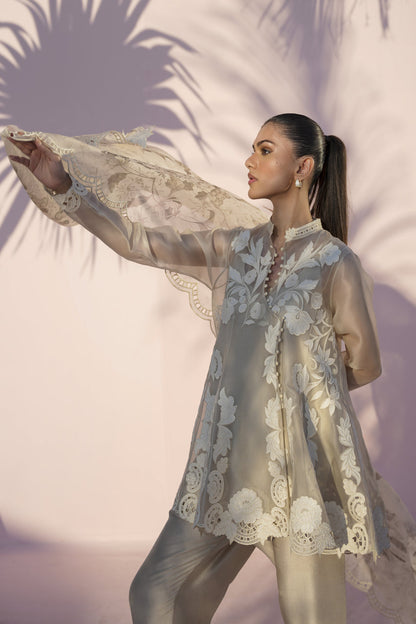 Sania Maskatiya | Eid ul Adha Edit | Rey - Luxury Dress - available at Maria Faisal in UK and USA.
