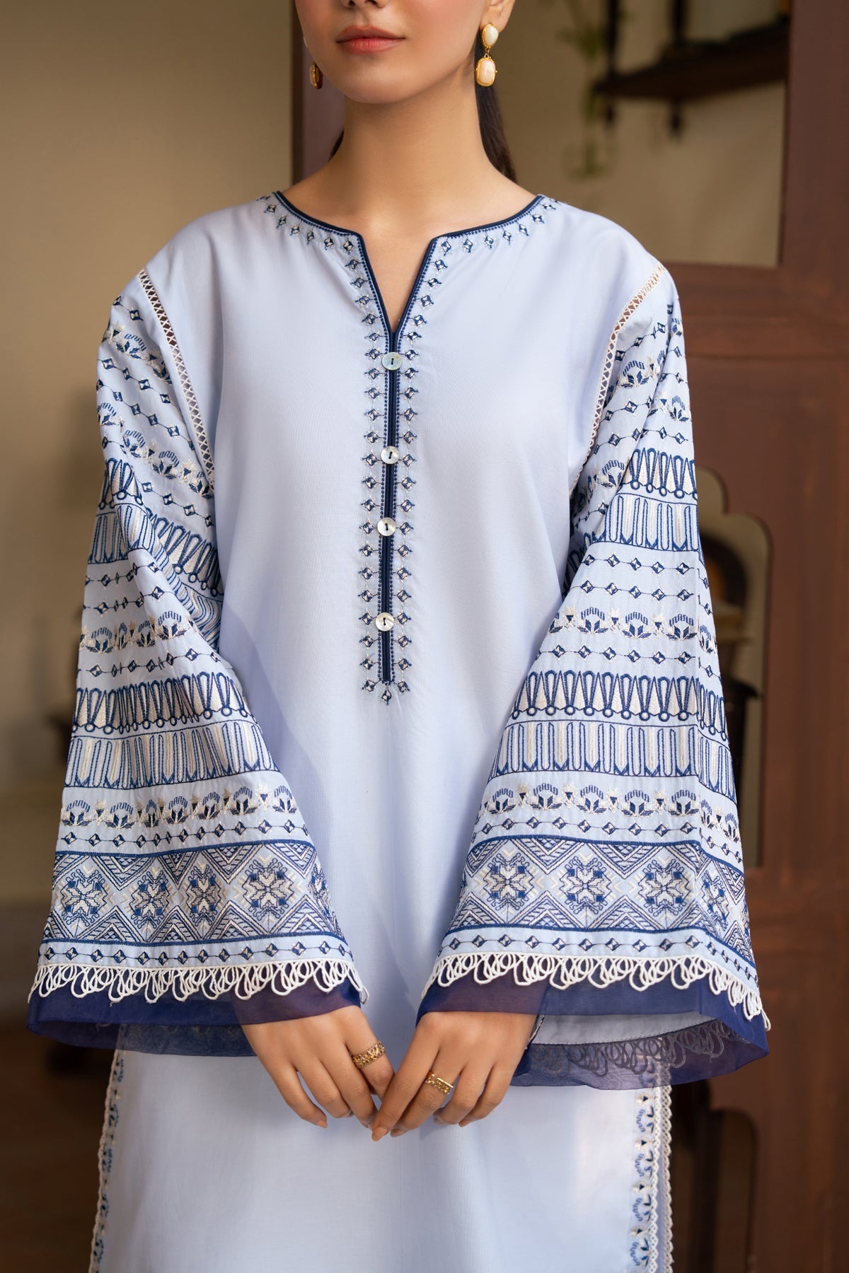Xenia Formals | The Eid Edit | ANIKA - Casual Dress - available at Maria Faisal in UK and USA.