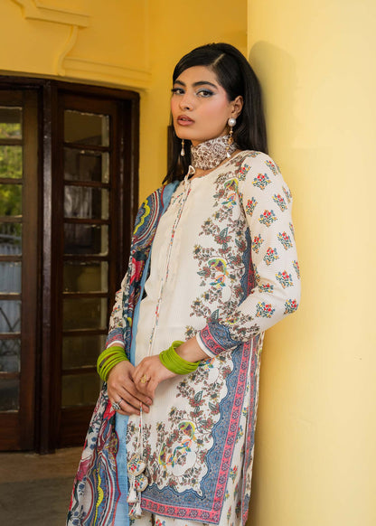 Maria Osama Khan | Retro Lawn 25 | Jasmine by Maria Faisal - Registered Vendor of : Maria Osama Khan - type : Ladies Clothes - 100% original wedding dresses