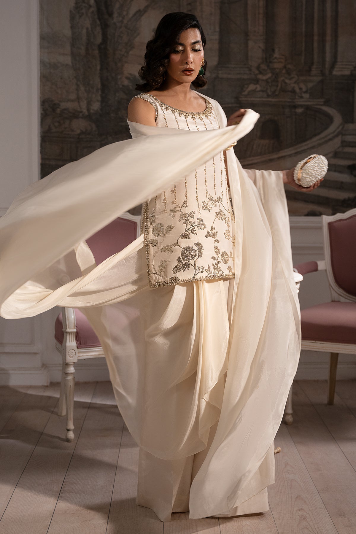 Mina Kashif | Emilie Formals | Muse - Formal Dress - available at Maria Faisal in UK and USA.