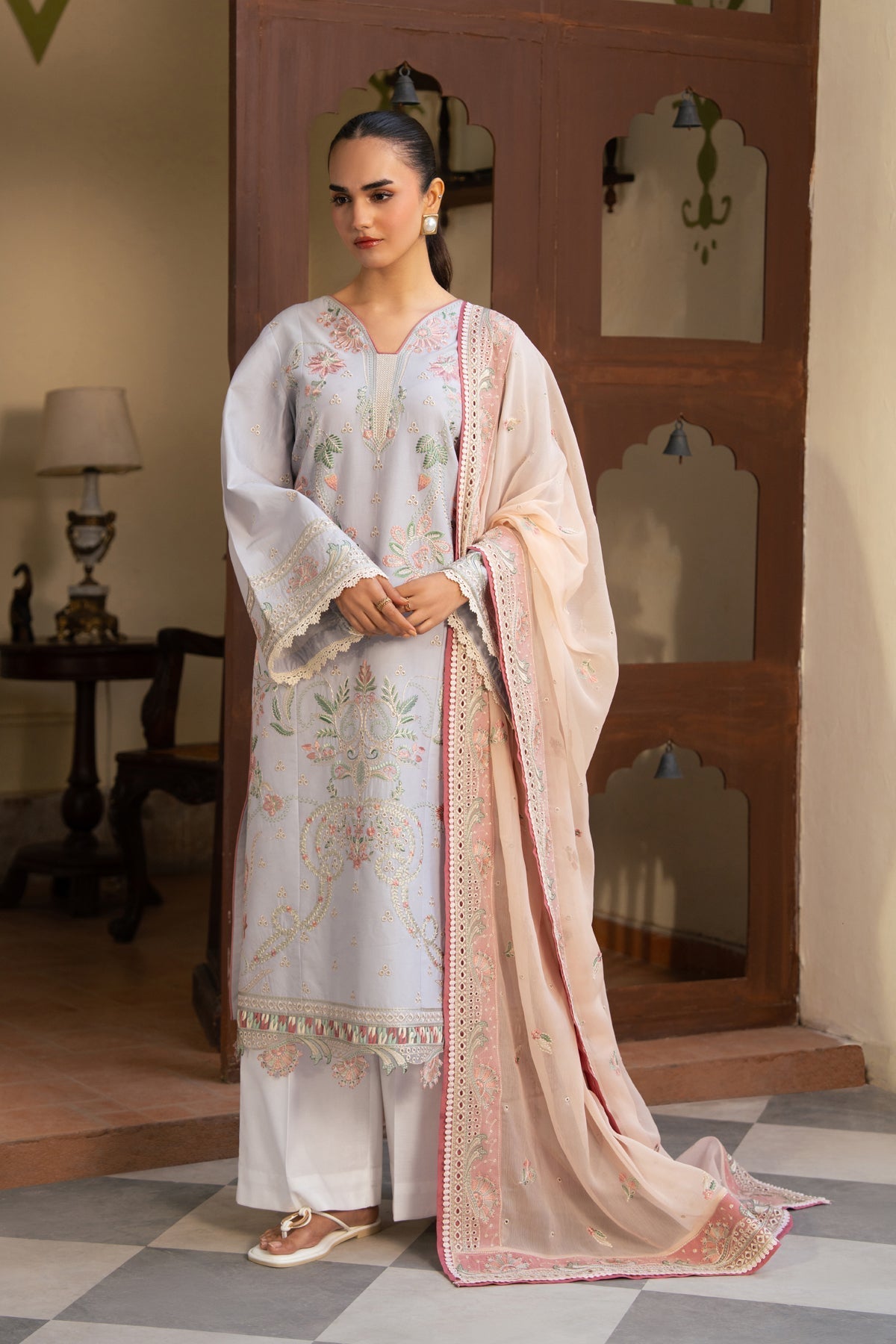 Xenia Formals | Namah Lawn 26 | ELIAN - Formal Dress - available at Maria Faisal in UK and USA.