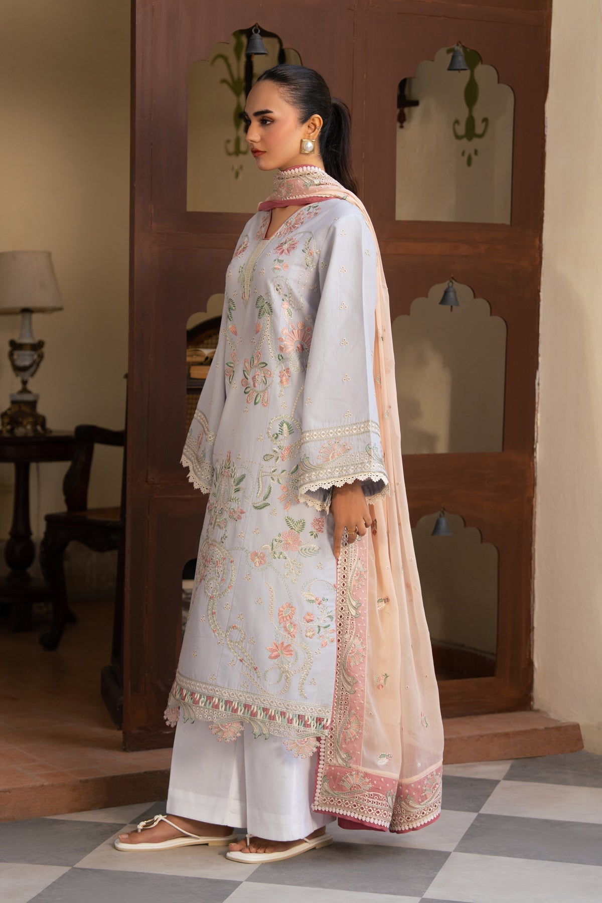 Xenia Formals | Namah Lawn 26 | ELIAN - Formal Dress - available at Maria Faisal in UK and USA.