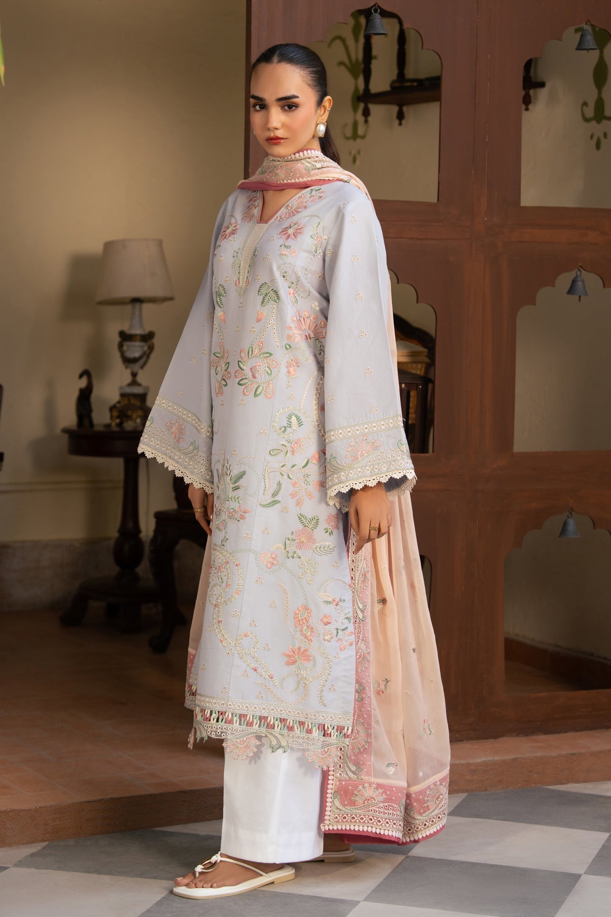 Xenia Formals | Namah Lawn 26 | ELIAN - Formal Dress - available at Maria Faisal in UK and USA.