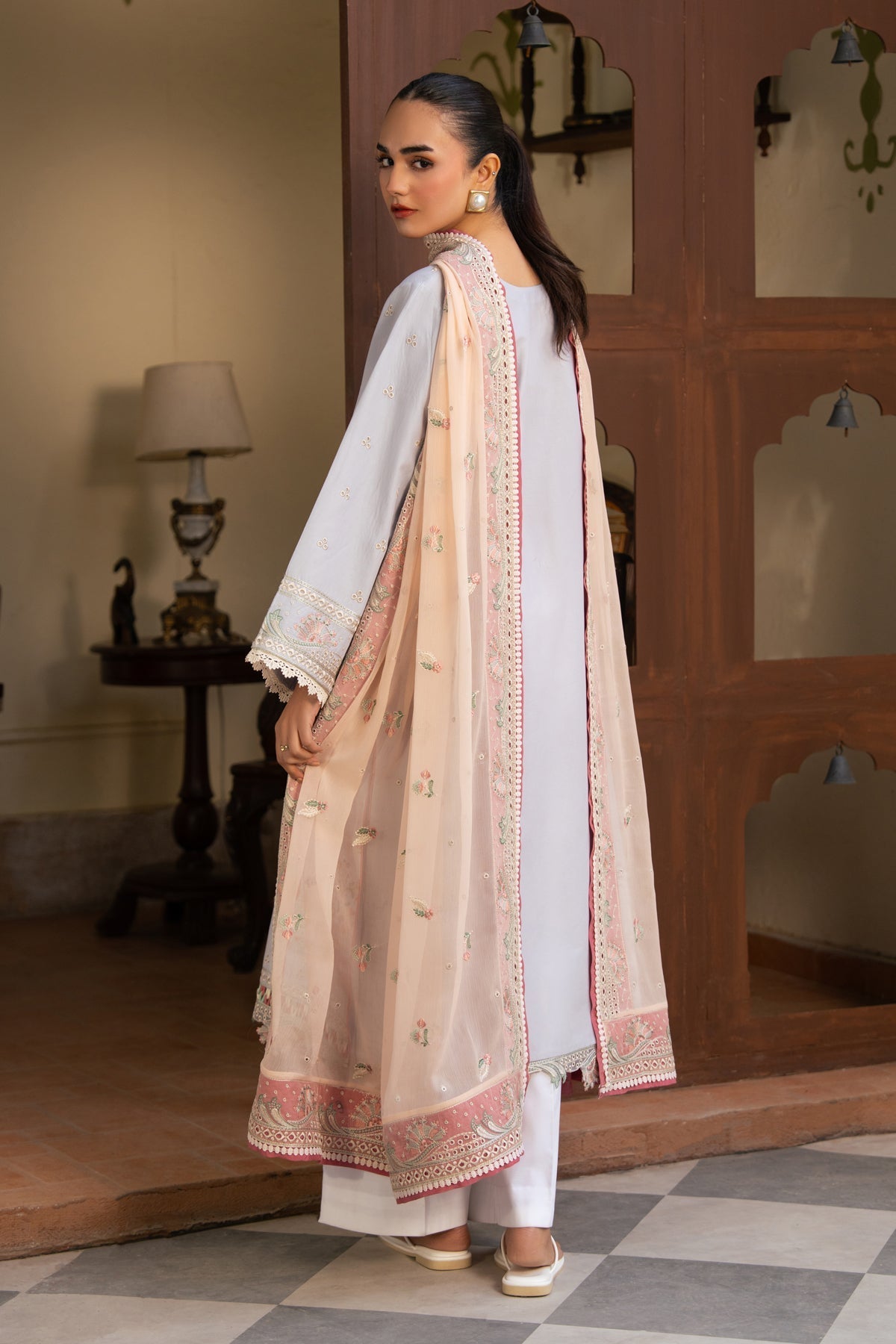Xenia Formals | Namah Lawn 26 | ELIAN - Formal Dress - available at Maria Faisal in UK and USA.
