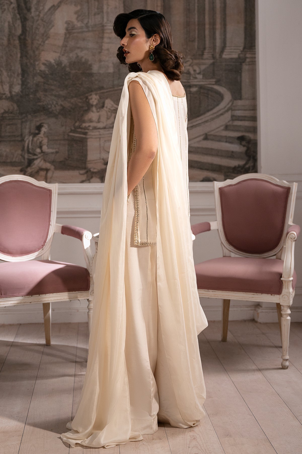 Mina Kashif | Emilie Formals | Muse - Formal Dress - available at Maria Faisal in UK and USA.