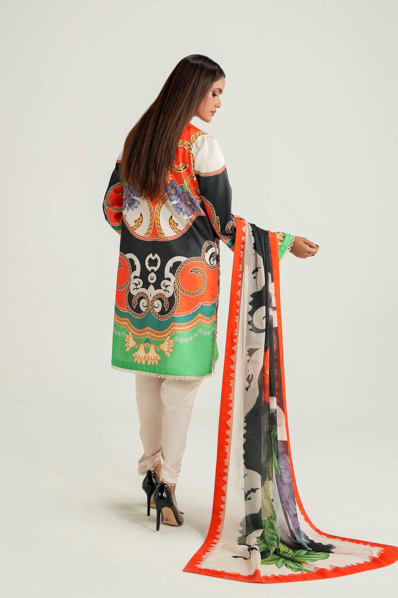 Akbar Aslam | Silk Pret | Vayla - Luxury Dress - available at Maria Faisal in UK and USA.