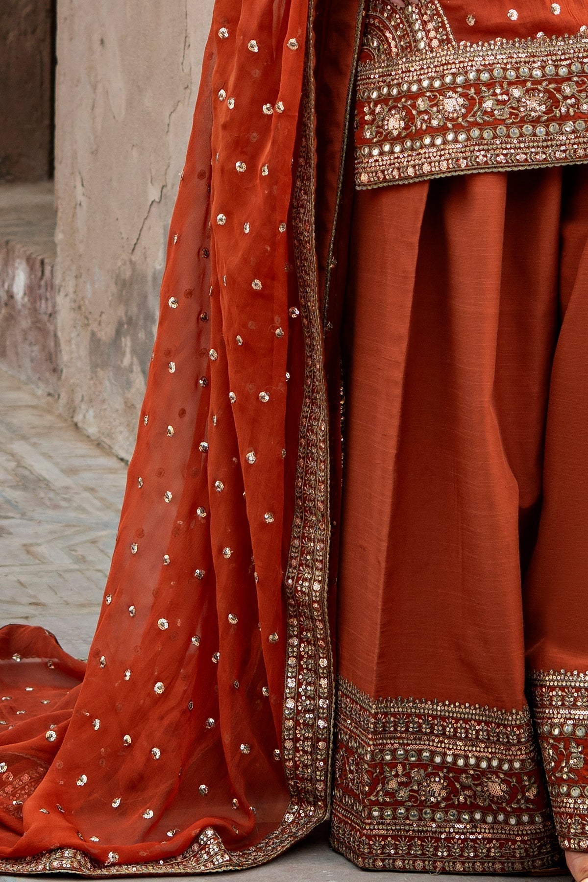 Charizma | Festive Pret  | CMA-6-223 - Dress - available at Maria Faisal in UK and USA.