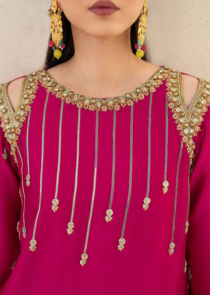 Dastoor | Maahi Luxury Pret 25 | Fuchsia Rose by Maria Faisal - Registered Vendor of : Dastoor - type : Ladies Clothes - 100% original wedding dresses