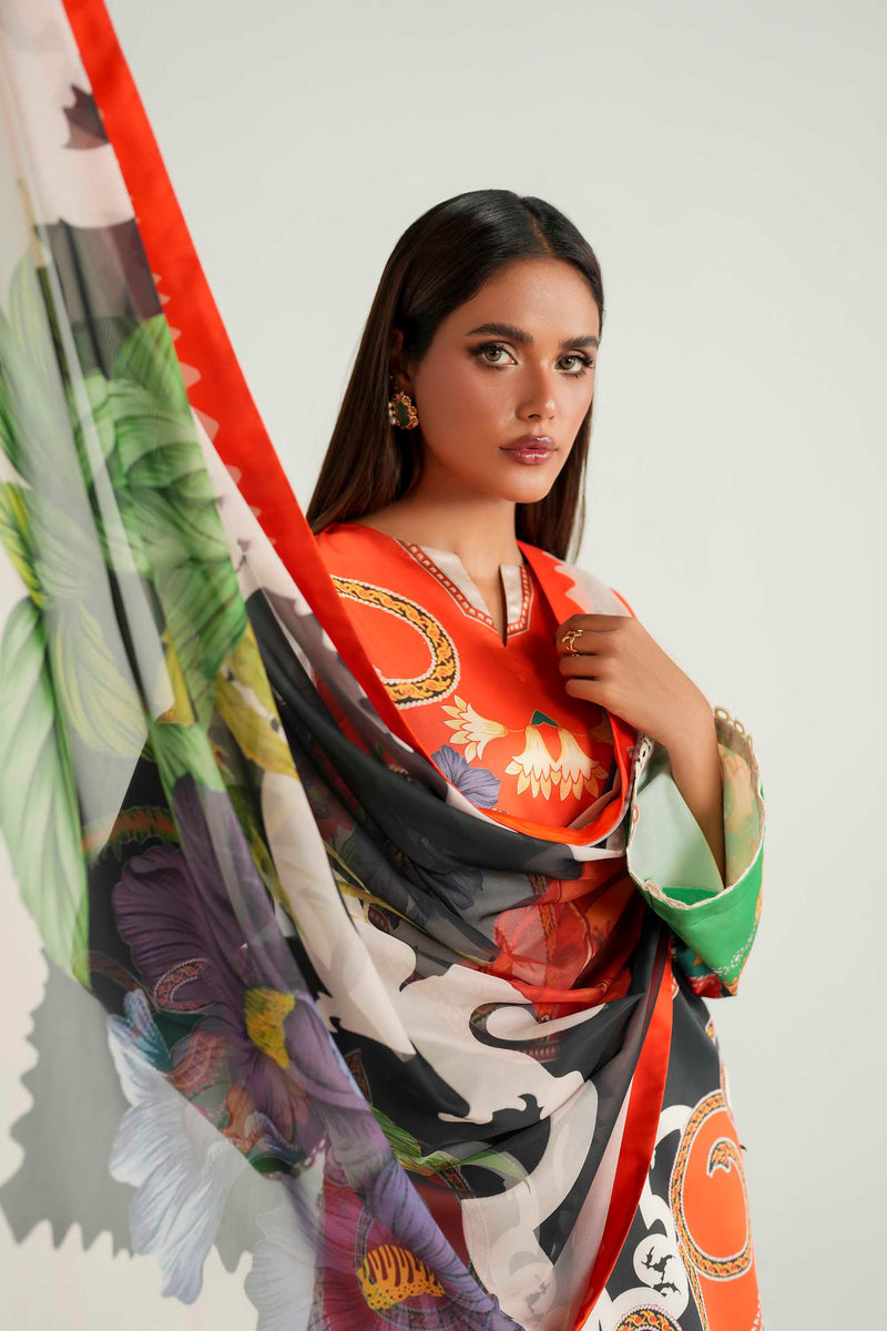 Akbar Aslam | Silk Pret | Vayla - Luxury Dress - available at Maria Faisal in UK and USA.