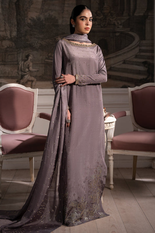 Mina Kashif | Emilie Formals | Manila - Formal Dress - available at Maria Faisal in UK and USA.