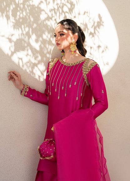 Dastoor | Maahi Luxury Pret 25 | Fuchsia Rose by Maria Faisal - Registered Vendor of : Dastoor - type : Ladies Clothes - 100% original wedding dresses