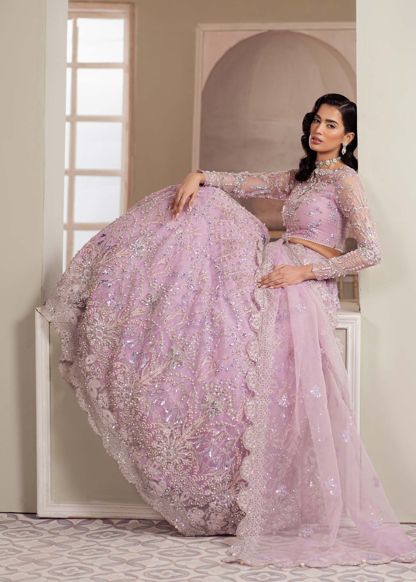 Dastoor | Airah Festive 25 | Lustre by Maria Faisal - Registered Vendor of : Dastoor - type : Ladies Clothes - 100% original wedding dresses
