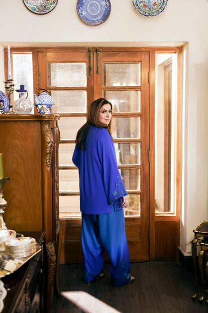 Nilofer Shahid | Saheliyan | Nida - Luxury Dress - available at Maria Faisal in UK and USA.