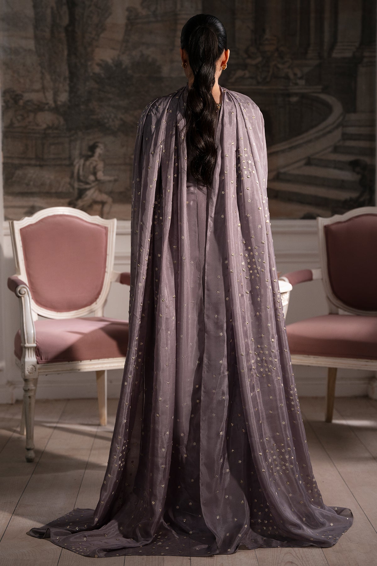 Mina Kashif | Emilie Formals | Manila - Formal Dress - available at Maria Faisal in UK and USA.