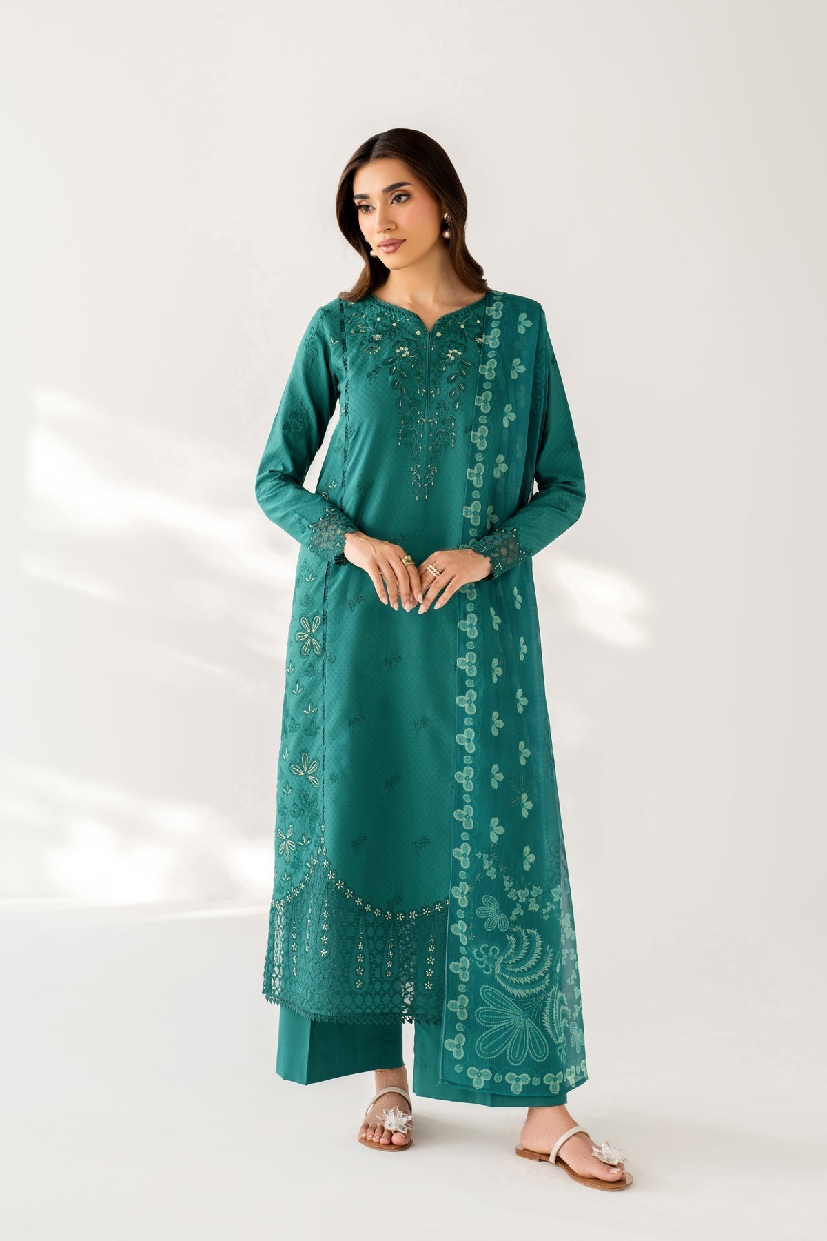 Xenia Formals | Lessence Summer 26 | ELVYN - Formal Dress - available at Maria Faisal in UK and USA.